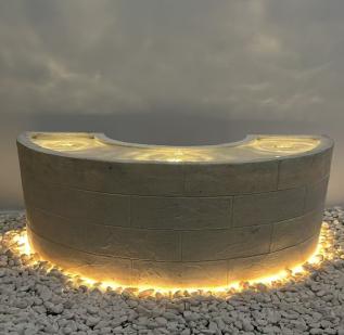 Curved Flat Fountain