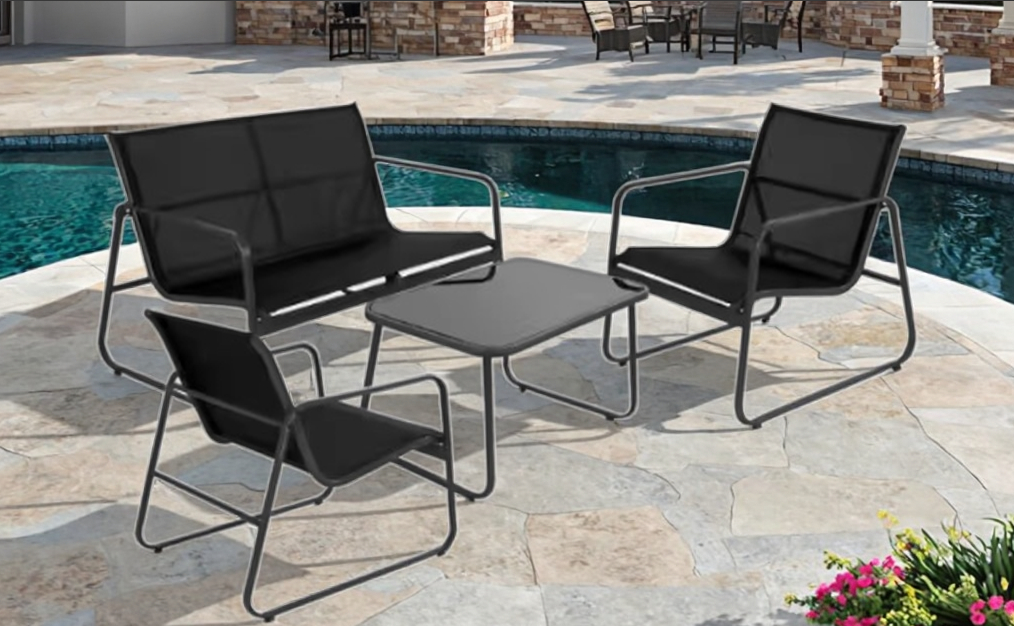 Black Minimalist Furniture Set