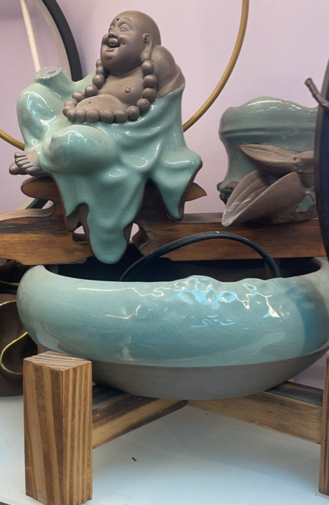 Blue Buddha Display Fountain