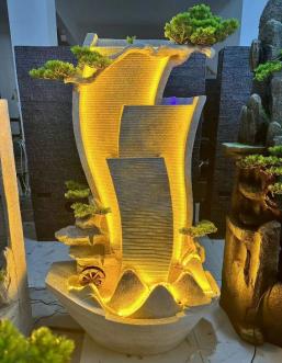 Triple Wave Nature Waterfall