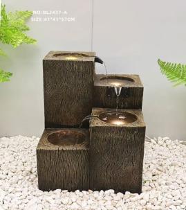 4 Part Wooden Waterfall