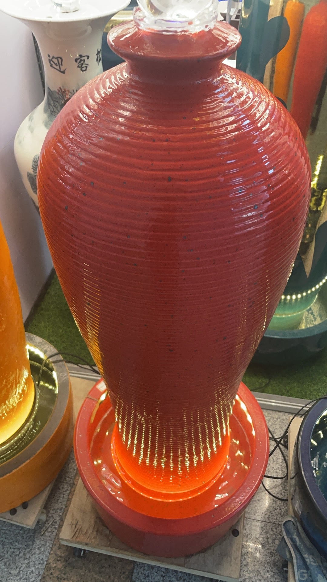 Vase Fountains with Ball