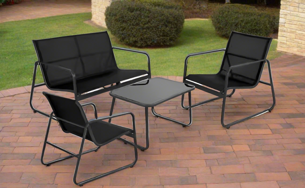 Black Minimalist Furniture Set