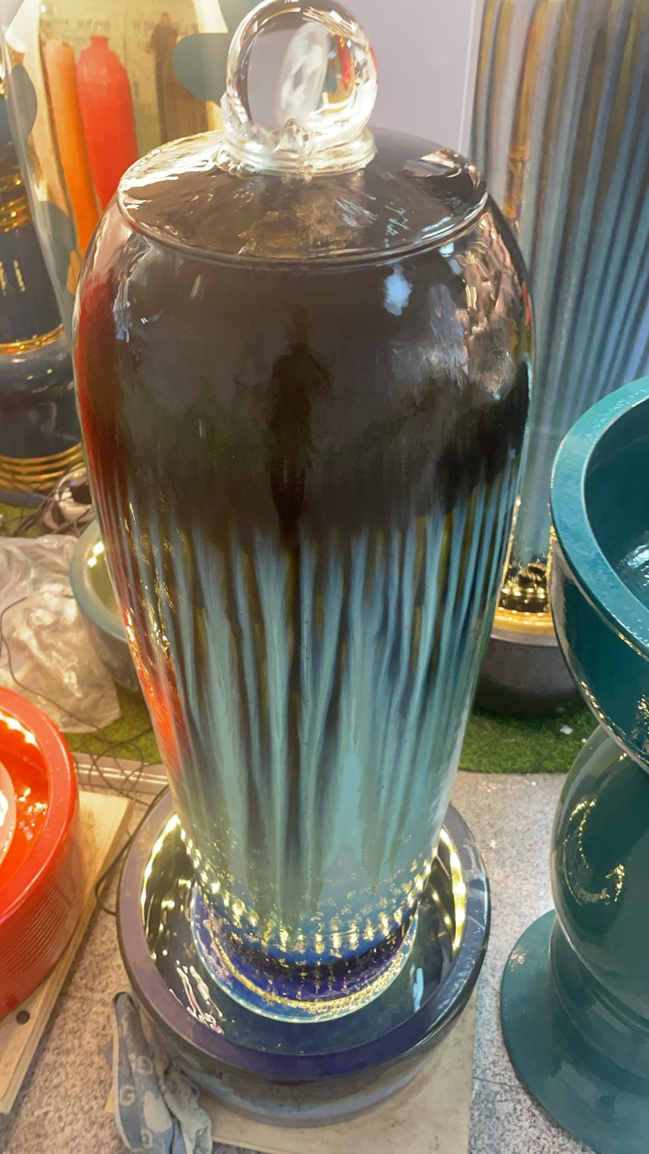 Vase Fountains with Ball