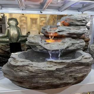 Stacked Stone Fountain