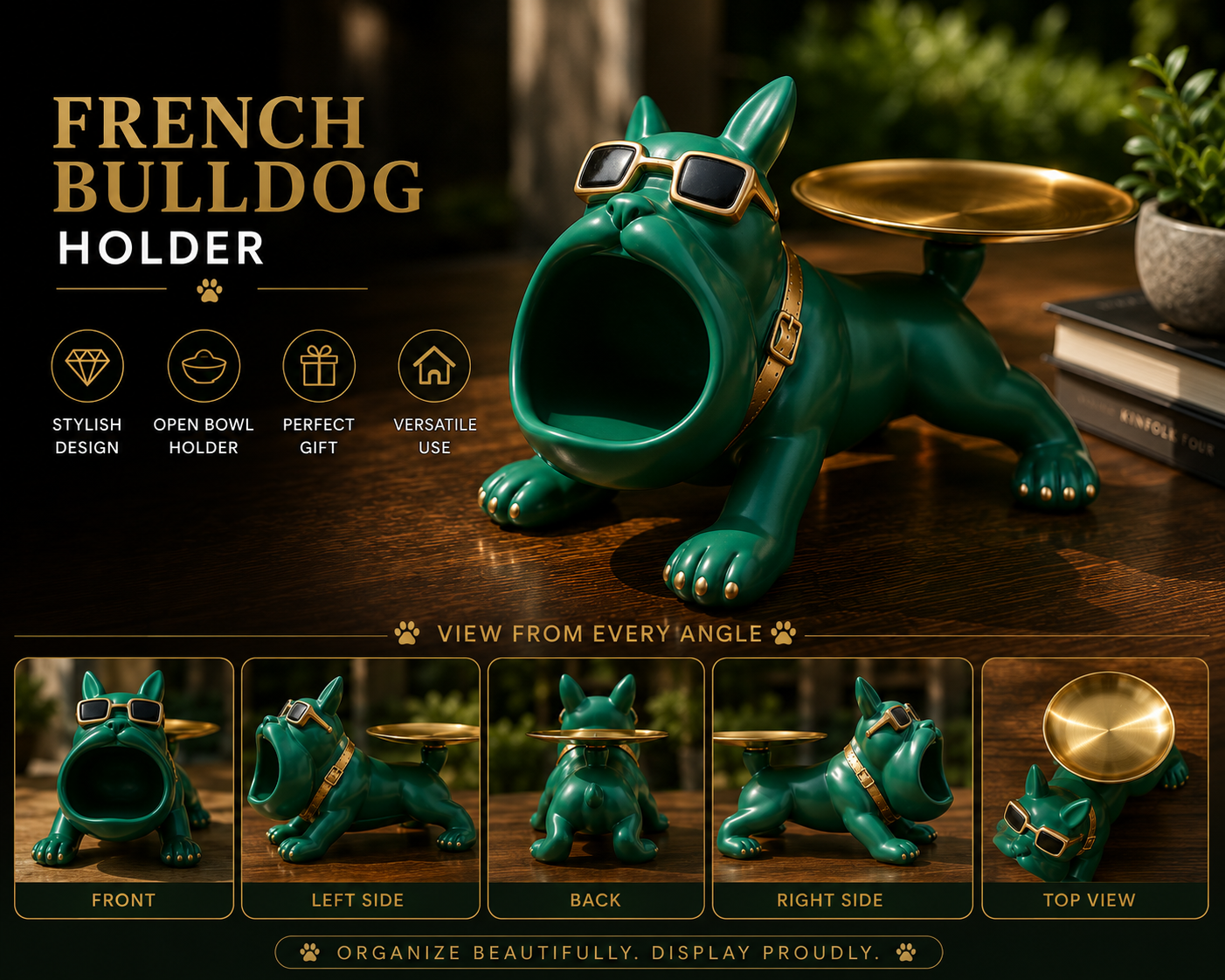Barking Frenchie Functional Decor