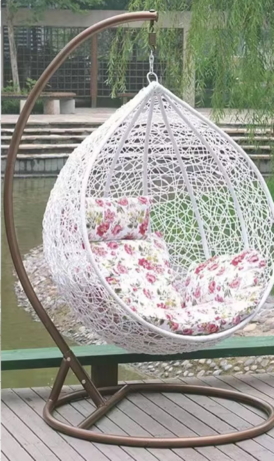 Single Person Outdoor Hanging Cocoon Chair